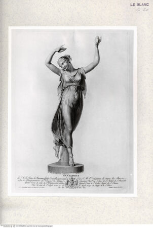 Vorderseite von Istituto Nazionale per la Grafica - Calcografia [http://creativecommons.org/publicdomain/mark/1.0/] Tänzerin - , bh398994. Foto.