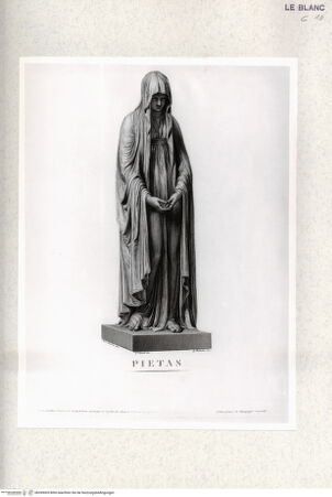 Vorderseite von Istituto Nazionale per la Grafica-Calcografia [http://creativecommons.org/publicdomain/mark/1.0/] Pietas - , bh399005. Foto.