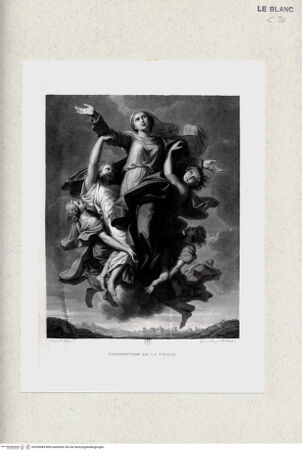 Vorderseite von Bibliothèque Nationale [http://creativecommons.org/publicdomain/mark/1.0/] Mariae Himmelfahrt - , bh399084. Foto.