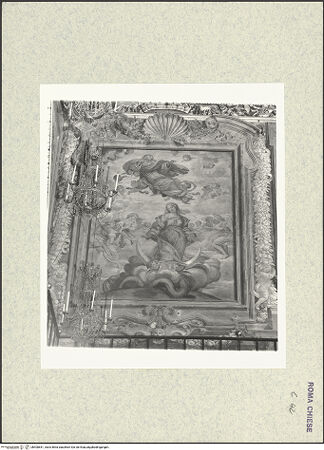 Vorderseite von Sopr. BAS ROMA [https://www.deutsche-digitale-bibliothek.de/content/lizenzen/rv-ez/] Zyklus von Szenen aus dem Marienlebenrechte Wand: Immaculata - , bh400841_recto. Foto.