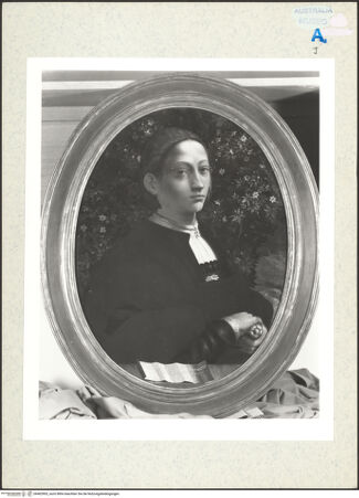 Vorderseite von National Gallery of Victoria [https://www.deutsche-digitale-bibliothek.de/content/lizenzen/rv-ez/] Lucrezia Borgia, Herzogin von Ferrara - , bh402903_recto. Foto.