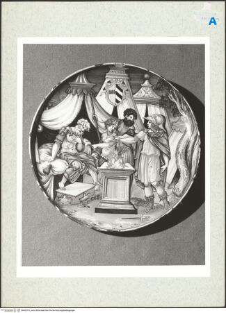 Vorderseite von National Gallery of Victoria [https://www.deutsche-digitale-bibliothek.de/content/lizenzen/rv-ez/] Szene aus dem Leben des Gaius Mucius Scaevola - , bh402916_recto. Foto.