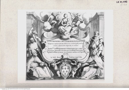 Vorderseite von Istituto Nazionale per la Grafica [http://creativecommons.org/publicdomain/mark/1.0/] Das Leben des Heiligen BrunoTitelblatt - , bh402952. Foto.