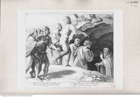 Vorderseite von Istituto Nazionale per la Grafica [http://creativecommons.org/publicdomain/mark/1.0/] Das Leben des Heiligen BrunoAntra subi ... (Bl 6) - , bh402957. Foto.