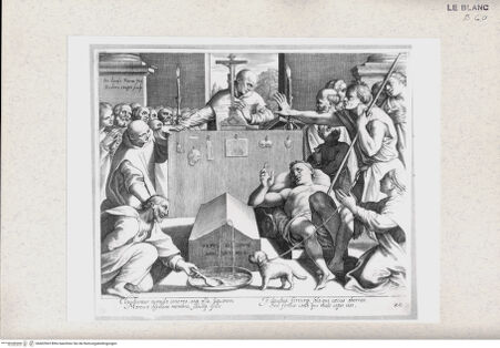 Vorderseite von Istituto Nazionale per la Grafica [http://creativecommons.org/publicdomain/mark/1.0/] Das Leben des Heiligen BrunoClauduntur tumulo cineres ...(Bl 20) - , bh402963. Foto.