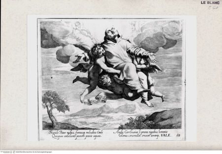 Vorderseite von Istituto Nazionale per la Grafica [http://creativecommons.org/publicdomain/mark/1.0/] Das Leben des Heiligen BrunoScande Pater nubes ... (Bl 19) - , bh402964. Foto.