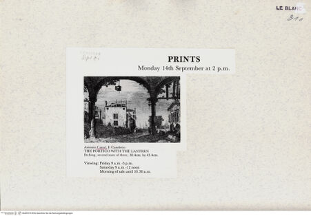 Vorderseite von  [http://creativecommons.org/publicdomain/mark/1.0/] Portico mit Laterne mit Blick auf Ruinenlandschaft mit Schiffen - , bh403976. Foto.