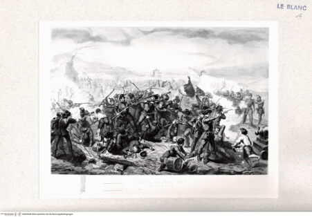 Vorderseite von Istituto Nazionale per la Grafica [http://creativecommons.org/publicdomain/mark/1.0/] Die Verteidigung Roms 1849 - , bh405040. Foto.