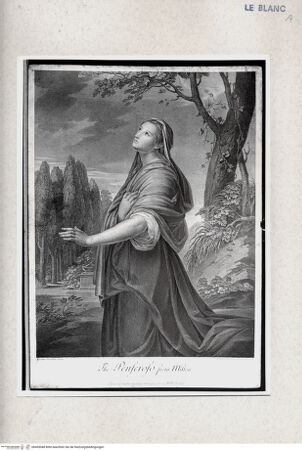 Vorderseite von  [http://creativecommons.org/publicdomain/mark/1.0/] Die Betrübnis (The "Penseroso" from Milton) - , bh405048. Foto.