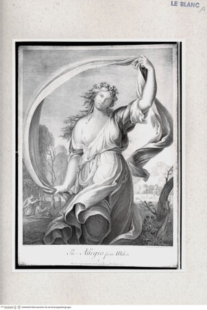 Vorderseite von  [http://creativecommons.org/publicdomain/mark/1.0/] Der Frohsinn (The "Allegro" from Milton) - , bh405049. Foto.