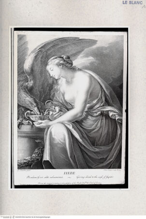 Vorderseite von  [http://creativecommons.org/publicdomain/mark/1.0/] Hebe gibt Jupiter zu trinken - , bh405050. Foto.