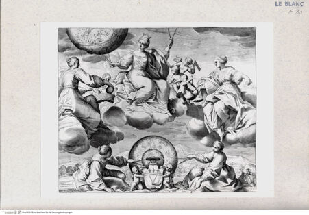 Vorderseite von Istituto Nazionale per la Grafica-Calcografia [http://creativecommons.org/publicdomain/mark/1.0/] Die Astronomie und andere Wissenschaften - , bh405053. Foto.