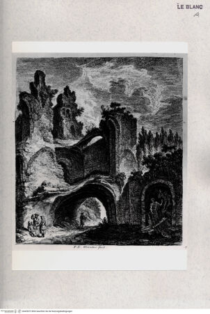 Vorderseite von Saporetti, Milano [http://creativecommons.org/publicdomain/mark/1.0/] Ruinen auf dem Palatin (aus einer Serie verschiedener Gegenden) - , bh405072. Foto.