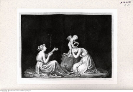 Vorderseite von Istituto Nazionale per la Grafica [http://creativecommons.org/publicdomain/mark/1.0/] "Scherzi di ninfe"Nymphen und Amorette mit Blumenkränzen - , bh405159. Foto.