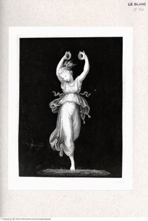 Vorderseite von Istituto Nazionale per la Grafica, Calcografia [http://creativecommons.org/publicdomain/mark/1.0/] BacchantinnenBacchantin (Tänzerin) - , bh405178. Foto.