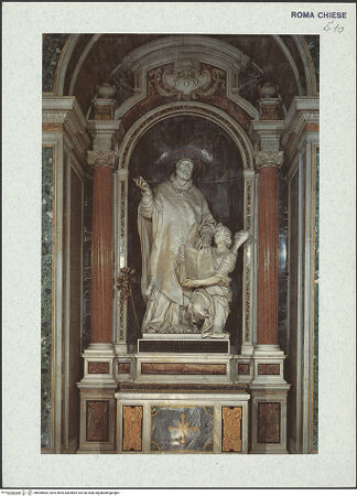 Vorderseite von unbekannt [https://www.deutsche-digitale-bibliothek.de/content/lizenzen/rv-ez/] Der heilige Filippo Neri und ein Engel - , bh405683_recto. Foto.