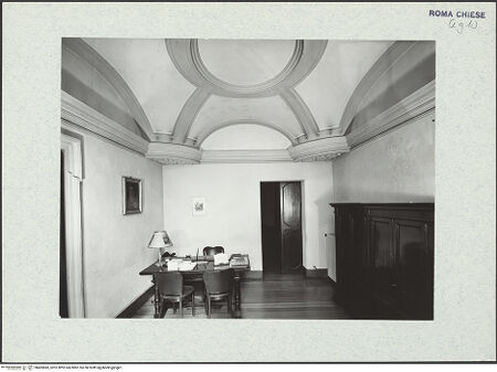 Vorderseite von ICCD [https://www.deutsche-digitale-bibliothek.de/content/lizenzen/rv-ez/] Santa Maria in VallicellaForesteriaCamerino - , bh405843_recto. Foto.