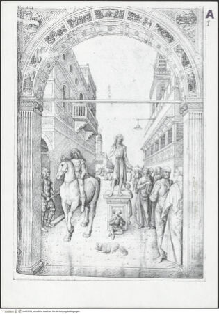 Vorderseite von Bibliotheca Hertziana [http://creativecommons.org/publicdomain/mark/1.0/] Johannes der Täufer predigt - , bh405930_recto. Foto.