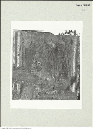 Vorderseite von Bibliotheca Hertziana [https://www.deutsche-digitale-bibliothek.de/content/lizenzen/rv-fz/] HeiligenzyklusHeiliger Erzengel Michael als Seelenwäger - , bh406021_recto. Foto: Fichera, Gabriele.