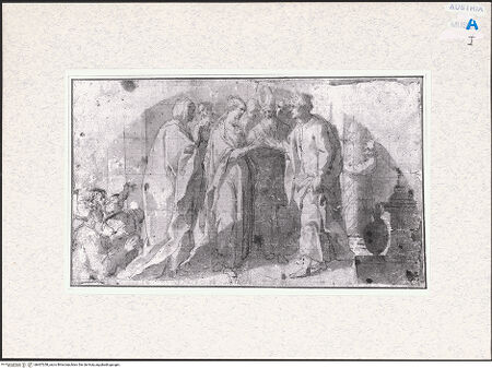 Vorderseite von Albertina [https://www.deutsche-digitale-bibliothek.de/content/lizenzen/rv-ez/] Vermählung Mariä - , bh407258_recto. Foto.