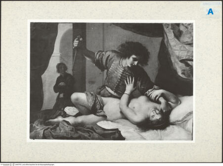 Vorderseite von Szépmüvészeti Múzeum [https://www.deutsche-digitale-bibliothek.de/content/lizenzen/rv-ez/] Tarquinius bedroht Lucretia mit einem Dolch - , bh407921_recto. Foto.