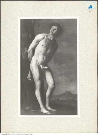 Vorderseite von Szépmüvészeti Múzeum [https://www.deutsche-digitale-bibliothek.de/content/lizenzen/rv-ez/] Der heilige Sebastian - , bh408006_recto. Foto.