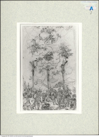 Vorderseite von Courtauld Institute [https://www.deutsche-digitale-bibliothek.de/content/lizenzen/rv-ez/] Kreuzigung auf Golgatha - , bh408399_recto. Foto.