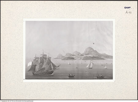 Vorderseite von Christie's [https://www.deutsche-digitale-bibliothek.de/content/lizenzen/rv-ez/] Ansicht der Insel Capri - Gesamtansicht, bh411962_recto. Foto: Cooper.
