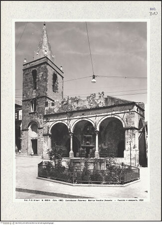 Vorderseite von Alinari [https://www.deutsche-digitale-bibliothek.de/content/lizenzen/rv-ez/] Matrice Vecchia - Gesamtansicht, von rechts, bh413969_recto. Foto.