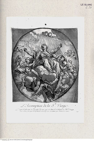 Vorderseite von Bibliothèque Nationale [http://creativecommons.org/publicdomain/mark/1.0/] Mariae Himmelfahrt - , bh415417. Foto.