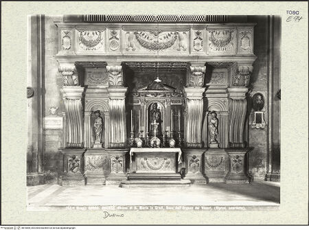 Vorderseite von Alinari [https://www.deutsche-digitale-bibliothek.de/content/lizenzen/rv-ez/] Orgeltribüne - Gesamtansicht, bh416869_recto. Foto.