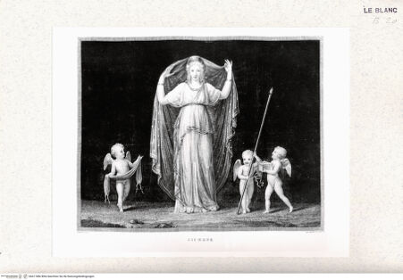 Vorderseite von Istituto Nazionale per la Grafica, Calcografia [http://creativecommons.org/publicdomain/mark/1.0/] Juno (aus der Serie "Le Muse", verschiedene Stecher, 10 Blatt + Titelblatt) - , bh417486. Foto.