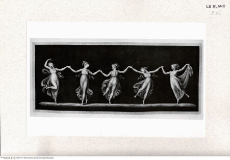 Vorderseite von Istituto Nazionale per la Grafica-Calcografia [http://creativecommons.org/publicdomain/mark/1.0/] "Ninfe che danzano"Zwei tanzende Nymphen fassen sich an den Händen - , bh417517. Foto.