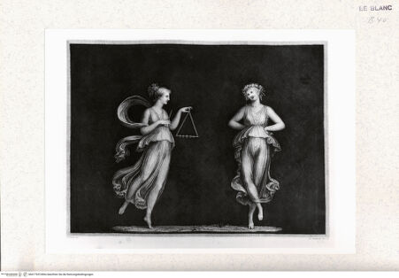 Vorderseite von Istituto Nazionale per la Grafica, Calcografia [http://creativecommons.org/publicdomain/mark/1.0/] BacchantinnenZwei Bacchantinnen (Tänzerinnen) - , bh417525. Foto.