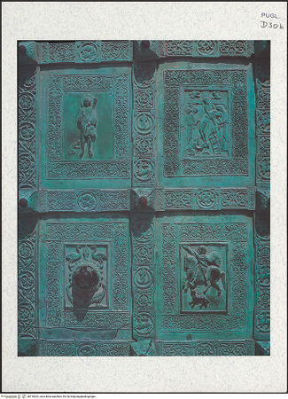 Vorderseite von unbekannt [https://www.deutsche-digitale-bibliothek.de/content/lizenzen/rv-ez/] BronzetürRechtes Türblatt - Detail, bh418093_recto. Foto.