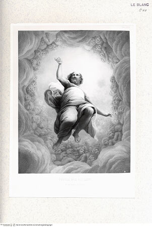 Vorderseite von Istituto Nazionale per la Grafica - Calcografia [http://creativecommons.org/publicdomain/mark/1.0/] Serie von 48 Blättern nach den Fresken Correggios in ParmaDer Erlöser in der Glorie (San Giovanni) - , bh418160. Foto.