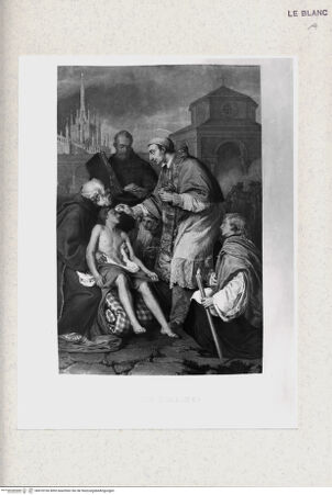 Vorderseite von Istituto Nazionale per la Grafica [http://creativecommons.org/publicdomain/mark/1.0/] Der Heilige Karl Borromäus - , bh418166. Foto.