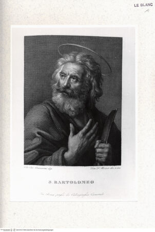 Vorderseite von  [http://creativecommons.org/publicdomain/mark/1.0/] Der Heilige Bartholomäus - , bh418167. Foto.