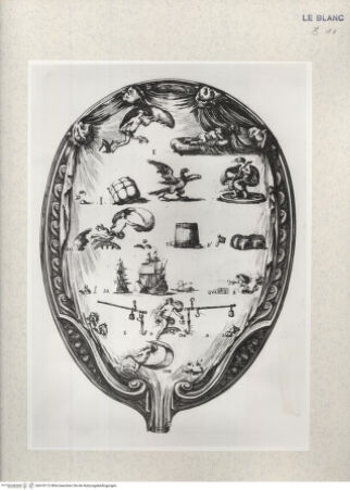 Vorderseite von Istituto Nazionale per la Grafica [http://creativecommons.org/publicdomain/mark/1.0/] Rebus mit den Themen Amor und Fortuna - , bh418172. Foto.