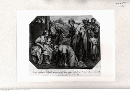 Vorderseite von Staatsgalerie [http://creativecommons.org/publicdomain/mark/1.0/] Anbetung der Könige - , bh419047. Foto.