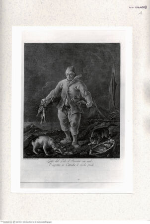 Vorderseite von Staatsgalerie [http://creativecommons.org/publicdomain/mark/1.0/] Fischer am Strand - , bh419057. Foto.