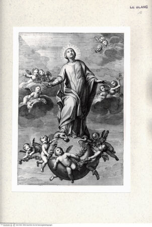 Vorderseite von Staatsgalerie [http://creativecommons.org/publicdomain/mark/1.0/] Maria auf der Weltkugel - , bh419061. Foto.