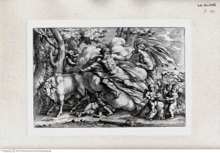 Vorderseite von Staatsgalerie [http://creativecommons.org/publicdomain/mark/1.0/] Jupiter, Jo und Hera - , bh419078. Foto.