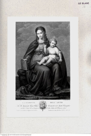 Vorderseite von Staatsgalerie [http://creativecommons.org/publicdomain/mark/1.0/] "La Madonna dell' aiuto" - , bh419145. Foto.