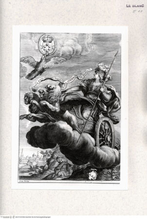 Vorderseite von Staatsgalerie [http://creativecommons.org/publicdomain/mark/1.0/] Bellona im Löwenwagen - , bh419149. Foto.