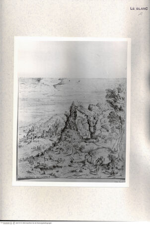 Vorderseite von Staatsgalerie [http://creativecommons.org/publicdomain/mark/1.0/] Landschaft mit Judas und Tamar - , bh419151. Foto.