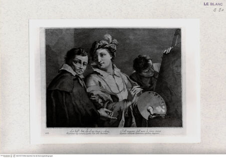 Vorderseite von Staatsgalerie [http://creativecommons.org/publicdomain/mark/1.0/] Die Malerei (La bell'Arte...) - , bh419319. Foto.