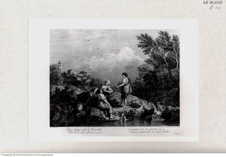 Vorderseite von Staatsgalerie [http://creativecommons.org/publicdomain/mark/1.0/] "Dopo lungo sudor la Pastorella..." - , bh419339. Foto.