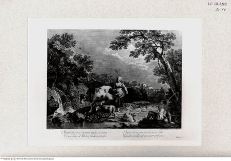 Vorderseite von Staatsgalerie [http://creativecommons.org/publicdomain/mark/1.0/] "Metre al pesce, con man cruda ed avara..." - , bh419346. Foto.