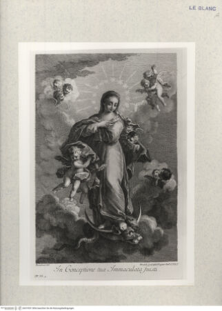 Vorderseite von Staatsgalerie [http://creativecommons.org/publicdomain/mark/1.0/] Maria auf Wolken - , bh419351. Foto.